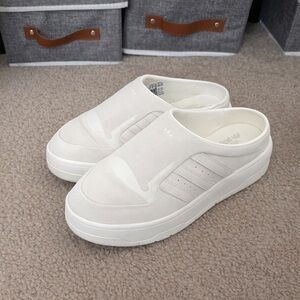 Adidas Women's platform slip on mule sneakers